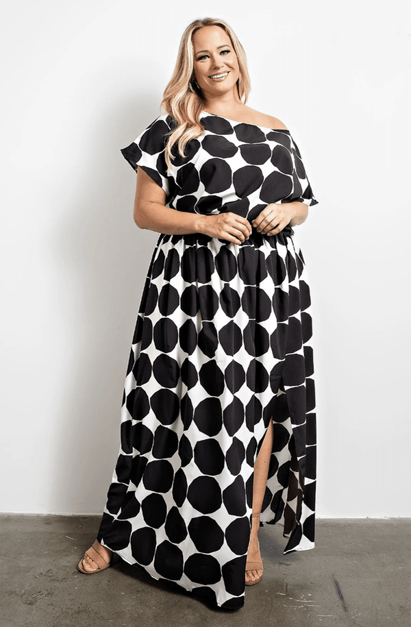 Polka Dot Maxi and Top - Plus-Size Women's Clothes online | Dresses, tops, bottoms & more - Et Tu Boutique